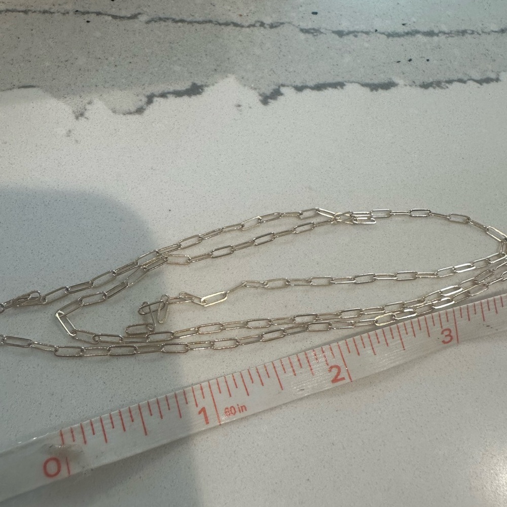 Permanent Jewelry Chain paperclip 14k solid gold